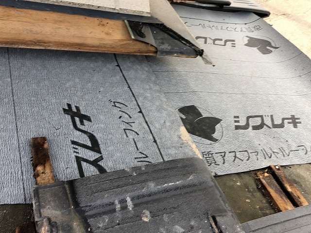 防水シート張替